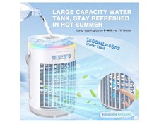 Portable Air Conditioner, 5 in 1 Air Cooler Mini Air Conditioner Fan