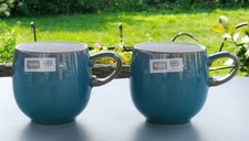 Denby Azure Small Curve Mugs x