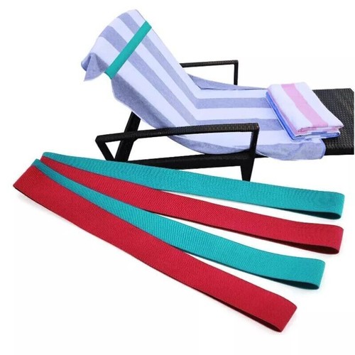 Sunbed strap towel bands - 4x,