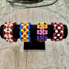 Lot of 4 Colorful Kandi Bead