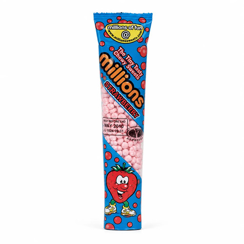 Millions strawberry tubes 55g - millions,
