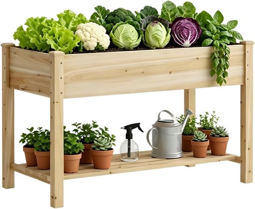 48x24x30 7in wood raised - wood,