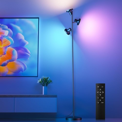Rgb floor lamp - 36w, bright