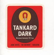 England - Vintage Beer Label - John Smith's, Tadcaster - Tankard Dark