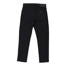 Armani Trousers - 30W 27L Navy Cotton
