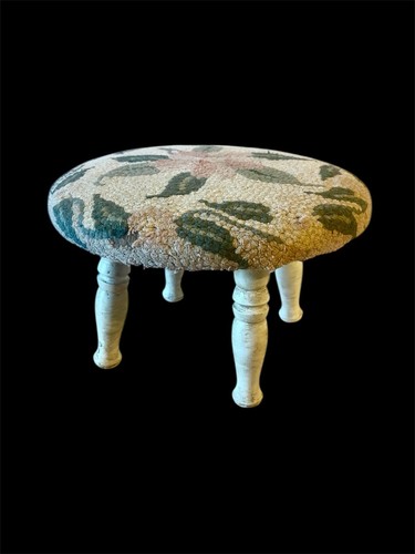 Vtg hooked rug - vtg,