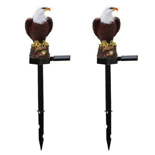 Solar garden light resin - 2x,