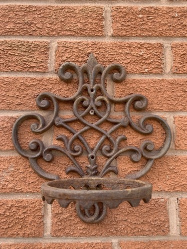 Vintage cast iron wall - 2, x
