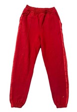 Adidas Ivy Park Red Track Pants Joggers Unisex UK M Waist Streetwear Thick