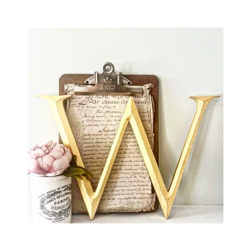 Reclaimed gold pub letter - reclaimed,