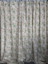 NEXT cockatoo Curtains 66 X 90 Inch Bedroom Lounge Ring Top SEE DESCRIPTION