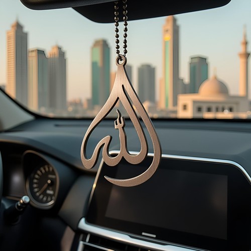 Allah pendant stainless steel - allah,
