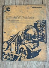 Cummins NTC 240 SERIES MANUAL Turbocharged Parts Ordering Vintage Lorry Engine 
