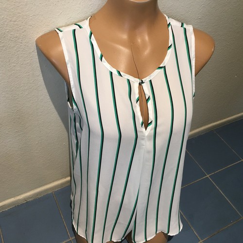 Primark white green black - green,