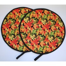 2 Aga Hob Hat Lid Covers Pads