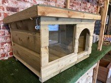 Dog/Cat Kennel/ Shelter  House box/ with window DELIVERED FULLY ASSEMBLED medium