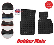 BMW Z4 2003 to 2009 E85 E86 Tailored Car 3mm Rubber Mats & Edgings 2 pcs