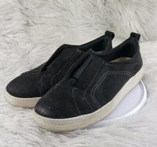 EARTH SPIRIT Womens Size 8.5 Black Fabric Slip On Active Shoes