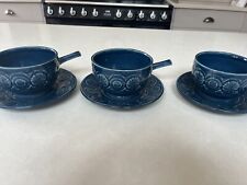 Tams Vintage Blue Soup Dishes