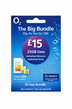 O2 NANO PAY AS YOU GO SIM