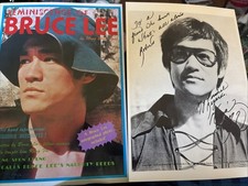 Reminiscence of Bruce Lee 1978 with SIGNED PHOTO Jeet-Kune-Do VERY GOOD CONDITIO