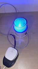 240volt Plug In Strobe Flashing Blue Light Beacon