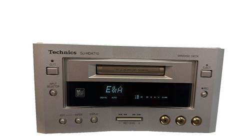 Technics hda710 minidisc - technics, sj-hda710