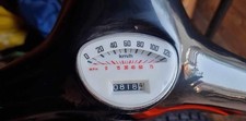 VESPA SPEEDOMETER 50SS 90SS 90 RACER ET3 PRIMAVERA 80MPH White Face