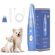 Cordless Dog Paw Trimmer Dog Grooming Kit Pet Grooming Clipper Nail Grinder Tool