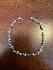 Chrome Hearts Tiny E Bracelet 925 Silver Size 20 Cm Length