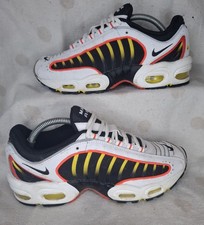 Nike Air Max Tailwind 4 Trainers White Black Crimson Yellow AQ2567-109 Men’s UK8
