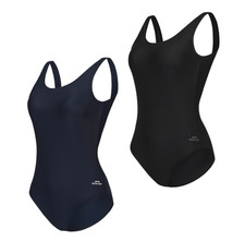 Womens Slazenger Basic One Piece Swimming Costume Swimsuit Bathing Costume