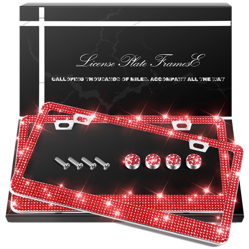 Bling license plate frames - bling,