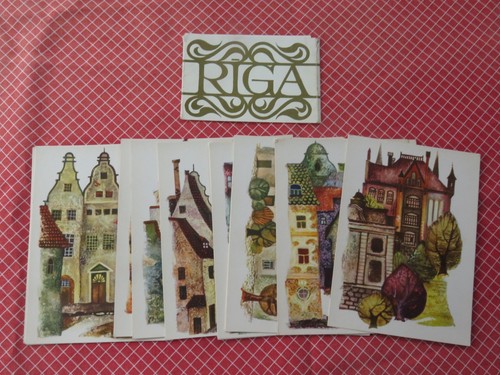 Russian postcard set of - set,