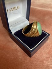 Men’s 18k Gold And Jade
