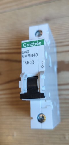 Crabtree 6msb40 b40 40a mcb - 6msb40,