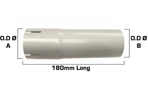 Universal exhaust pipe section - pipe,
