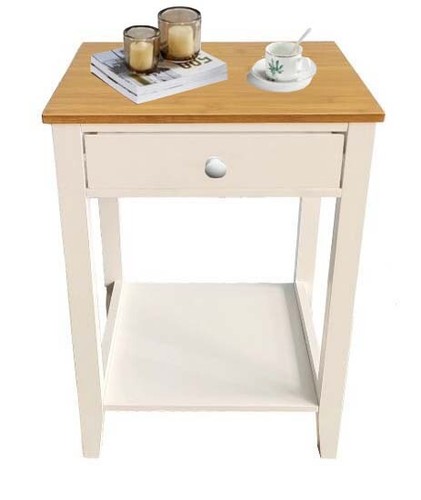 Natural top white - top,