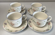 Royal Doulton Summer Carnival  Cups & Saucers Set of Four