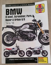 Haynes BMW R nineT, Scrambler  Pure, Racer & Urban G/S Service and Repair Manual