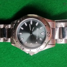 Ben Sherman Stainless Steel Watch with green Face Quartz Movement New Battery  