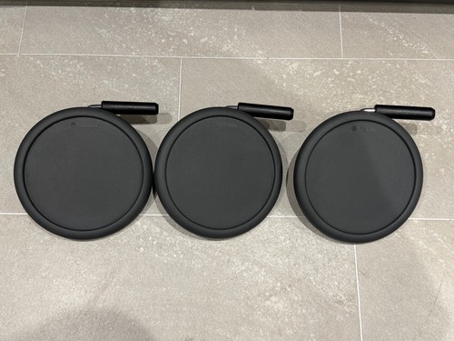 Three yamaha drum pads - three,