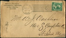 Boston MA to St Louis MO 1888
