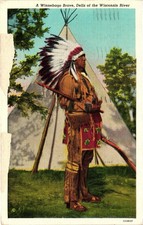 Vintage Linen Postcard A