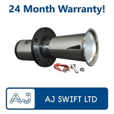 Horn 12v black chrome - &, for