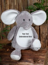 Embroidered Elephant Soft Toy