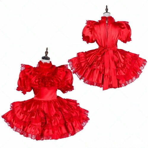 Sissy sexy maid lockable red - lockable,