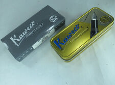 An Original golden Kaweco empty pen box with papers for a Brass Sport pen