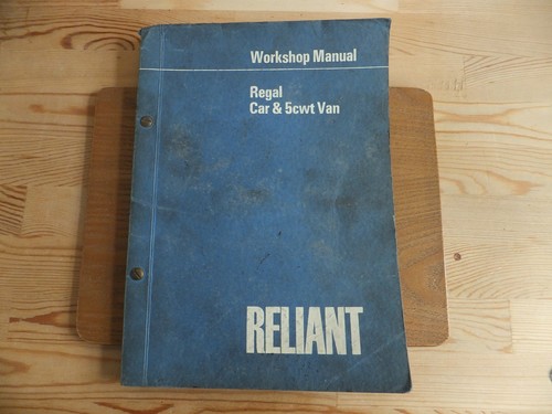 Reliant regal car - &, 5cwt