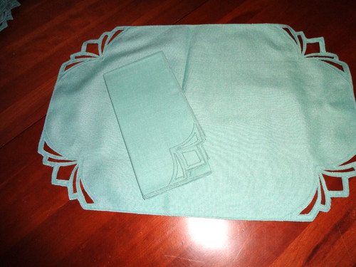 Placemats with matching - with,